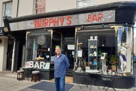 Kevin Murphy outside Murphy's Bar.