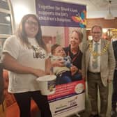 Morrisons community champion Alex Pearson with the Mayor of Leamington Alan Boad, the Mayor of Warwick Oliver Jacques, and the Mayor of Whitnash Simon Button. Photo supplied