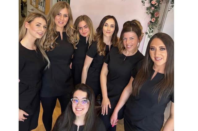 The team at Aphrodite Beauty & Nails in Main Street, Newbold