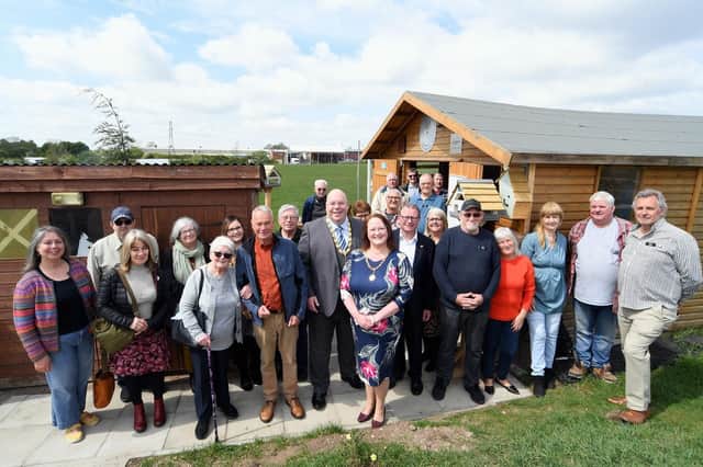 Celebration was in the air for the official opening of the new home of Nuneaton Men and Women in Sheds