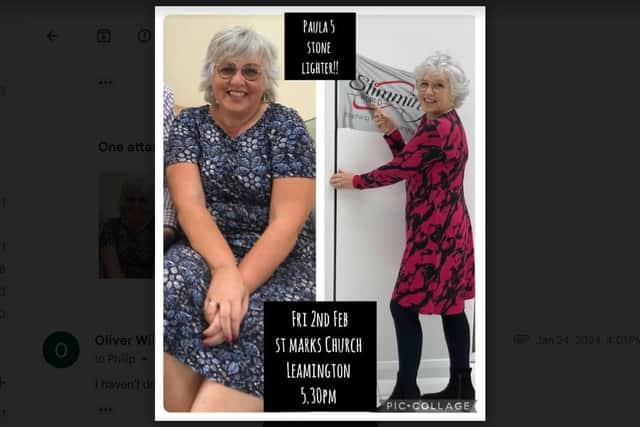 Paula Lytwyniw lost five stone in seven weeks with Slimming World and has now set up her own group. Picture supplied.