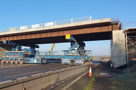 The new Stoneleigh Junction bridge deck was constructed by specialist contractor Colas Ltd. Picture supplied.