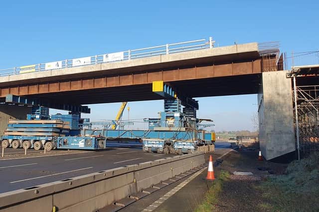 The new Stoneleigh Junction bridge deck was constructed by specialist contractor Colas Ltd. Picture supplied.