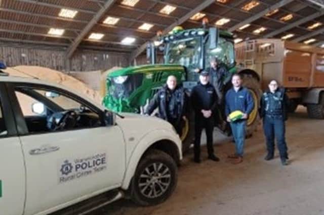 A recent theft in North Warwickshire has highlighted the threat to agricultural GPS systems. Photo: Warwickshire Police