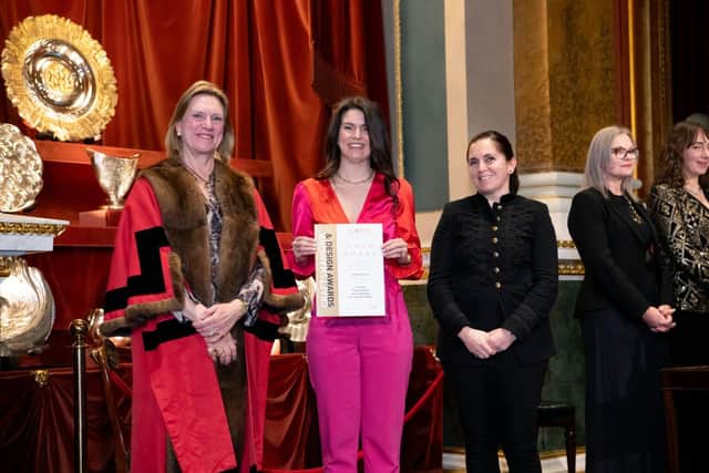 Jewellery designer Sophie Cudworth is awarded Gold at the 2024 Goldsmith Crafts & Design Council.
