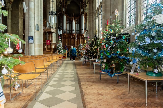 St. Marys Church, Warwick is celebrating the largest number of decorated trees ever this year, with it's annual Christmas Tree Festival, now open to the public.

Photo by Mike Baker