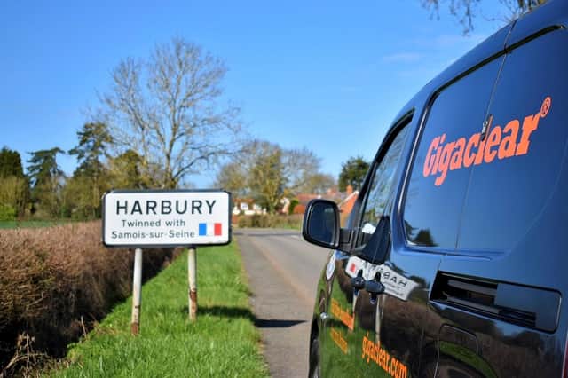Hundreds of homes in Harbury are getting a broadband boost thanks to Gigaclear. Picture supplied.