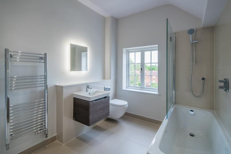 One of the bathrooms. Photo by Ash Mill Developments