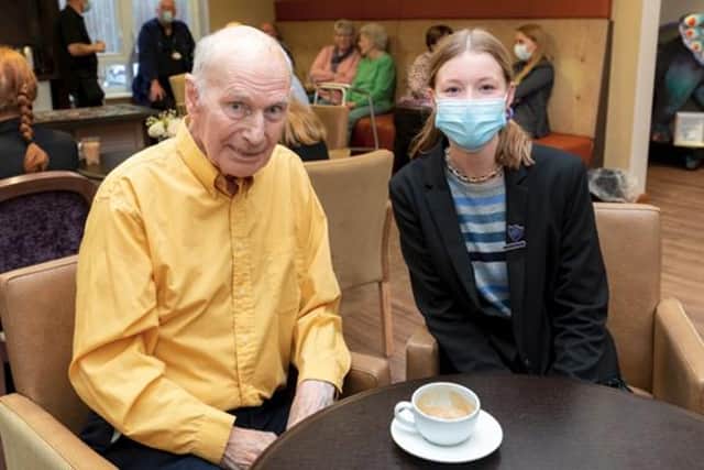 Residents at Care UK’s Care UK’s Priors House shared advice about jobs, hobbies and family life to young volunteers from the Kissing It Better charity as part of a new intergenerational project – Wisdom Booths.