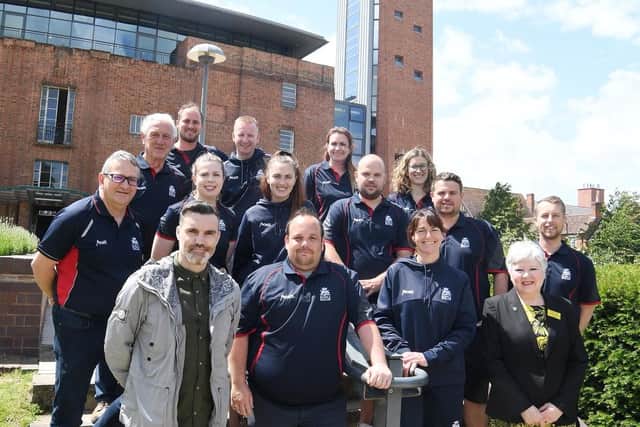 Team England enjoyed a walking tour of Stratford led by Helen Hogg, Stratford Town Walk guide, and joined by Darren Tosh, Shakespeare’s England’s, digital marketing manager. Photo supplied