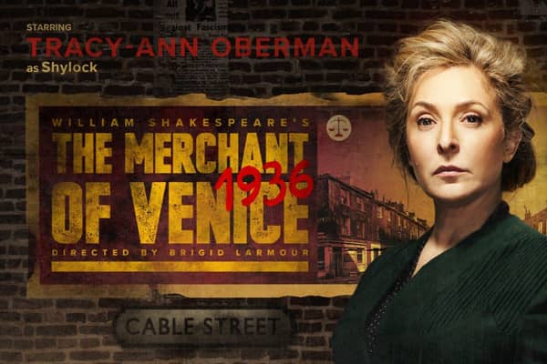 Tracy-Ann Oberman in The Merchant of Venice 1936