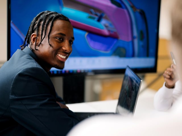 JLR engineering apprentice Joshua Ogbonna