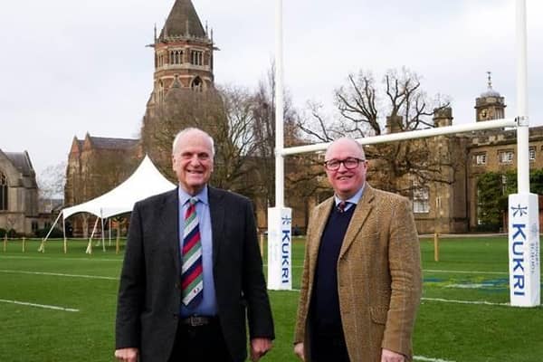 Ian and Peter at Rugby School.