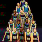 Tap dancers perform at the festival.