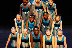 Tap dancers perform at the festival.