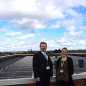NWSLC's David Poole, Chief Operating Officer and Natalie Dawes, Director of Estates and Facilities