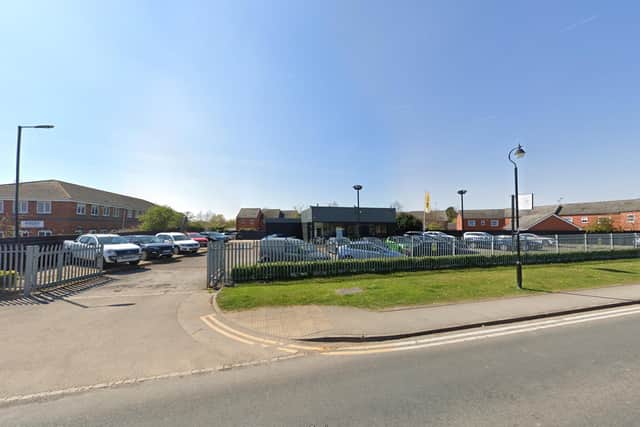 The car dealership in Wellesbourne Road in Barford. Photo by Google Streetview