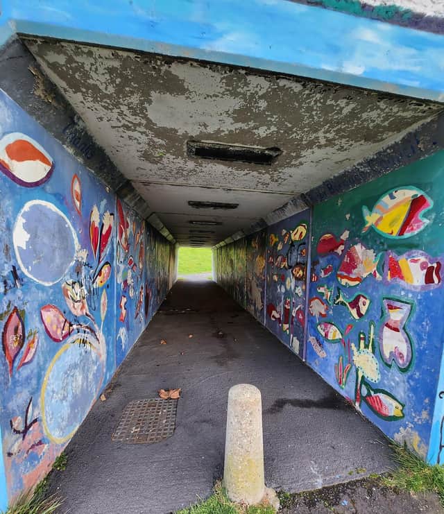 Another view of the tunnel.