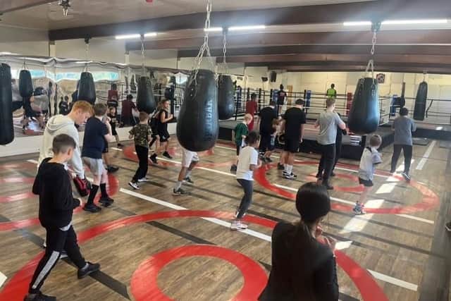 Cleary's Boxing Gym.