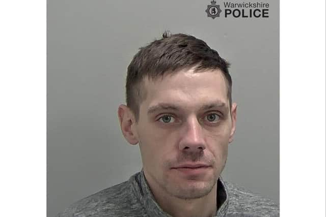 Aaron Palmer. Photo supplied by Warwickshire Police