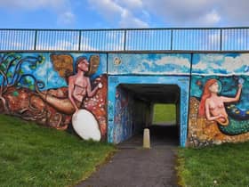 Town's much-loved mermaid mural in Brownsover.