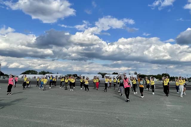 Colan Ltd, which is based at the Heathcote Industrial Estate, was recently contacted by organisers behind the Games for an order of bibs. The bibs are now being used for rehearsals. Photo supplied