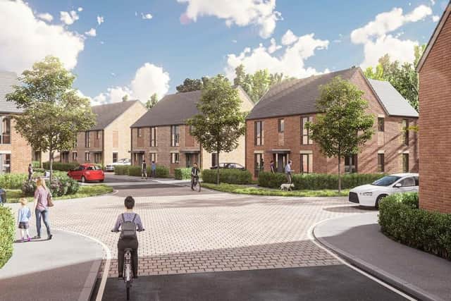 The green light given for more than 250 homes in Upper Lighthorne. Graphic supplied
