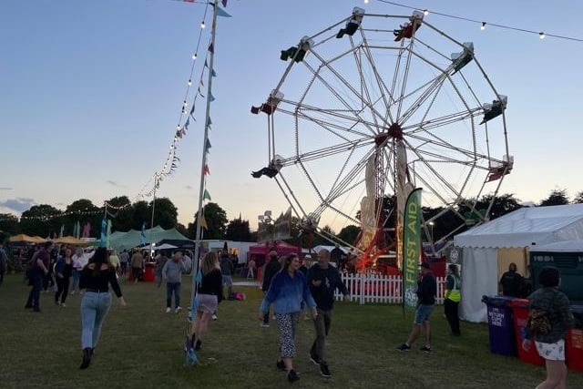 Visitors could also hop on the Big Wheel during the festival. Photo by Kirstie Smith