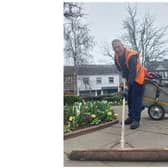 Street cleaner Andrew Walton does such a good job keeping Lutterworth spick and span that he’s now cleaned up a coveted award.
