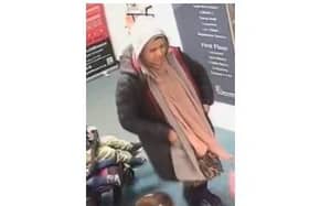 Do you recognise this woman? Police would like to speak to her in connection with an assault inside Rugby Library on December 1.