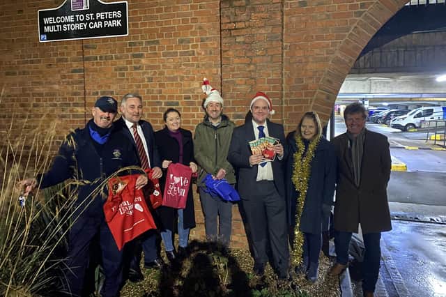 Jonathan Bell (WDC Parking and Ranger Service), Cllr Jody Tracey (Warwick Town Council), Stephanie Kerr BID Leamington, Cllr Oliver Jacques (Warwick Town Council), Cllr Liam Bartlett, Cllrs Alix and John Dearing (Kenilworth Town Council).