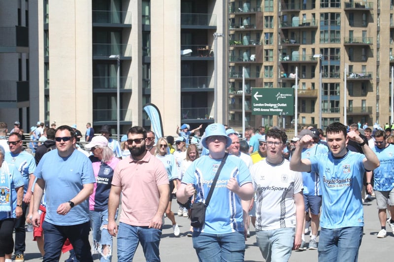 Coventry fans full of optimism before the game