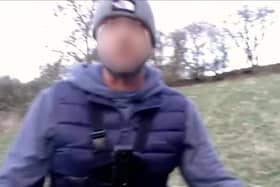 The West Midlands Hunt Saboteurs film shows a hunt follower appearing to admit he tried to hit the man who had been trying to divert hounds from the scent of a fox