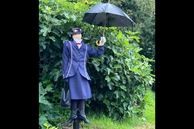People were able to see the scarecrows at the open day last weekend. Photo by Kenilworth Allotment Tenant’s Association