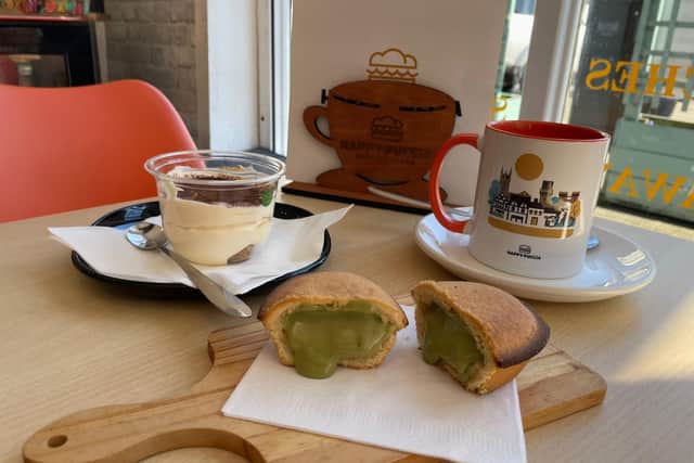 The Happy Puccia specialises in Southern Italian food and drink, including pasticciotto pastries and tiramisu. Photo by Warwick Courier.
