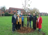 Pictured from left to right at St Nicholas Park: Cllr Parminder Singh Birdi (Mayor of Warwick), Cllr Judy Falp (Portfolio Holder, WDC Cllr Noel Butler (Warwick Town Council), Cllr Rich Eddy (Warwick Town Council), Jayne Topham (WTC Clerk), Cllr Sidney Syson (Vice Chair, WDC). Photo supplied by WDC