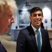 Rishi Sunak and Boris Johnson 