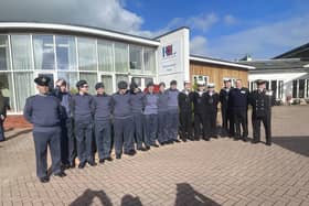 Cadets at The Big Breakfast event at Galanos House in Southam. Picture supplied.