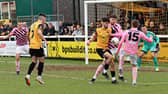 Leamington beat Curzon Ashton 4-1 on Saturday before a 2-1 win at Brackley Town kept them out of the relegation zone.