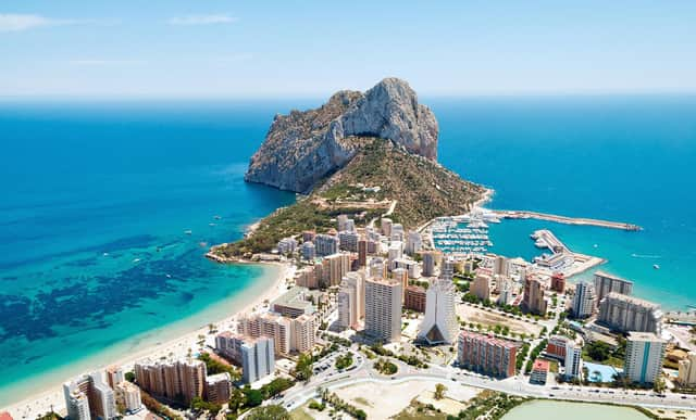 Costa Blanca, Spain, is a popular destination (photo: Alex Tihonovs)