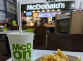 The McDonald’s restaurant in Swansea, South Wales was forced to close due to the incident 