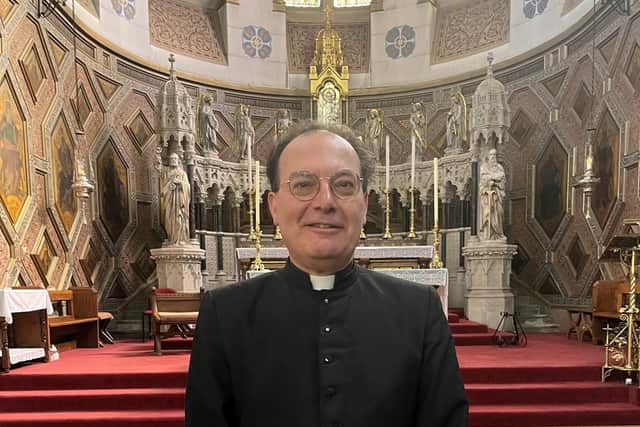 Father Stephen Day, Parish Priest of St Peter’s Apostle Church in Dormer Place, Leamington.