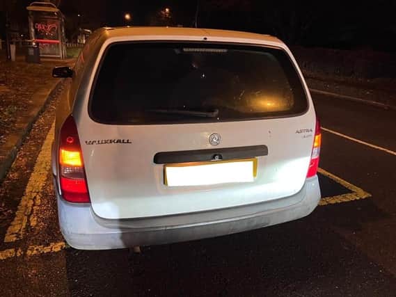 Police got more than they bargained for when they stopped this untaxed vehicle near Stoneleigh.