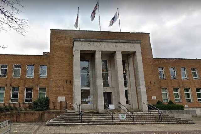 The first meeting of Rugby Borough Council's new cabinet will help to shape the way forward under no overall control. Photo: Google Street View.