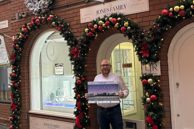 The Kenilworth Advent Calendar features 120 prizes donated by businesses across the town and one prize is a £250 voucher to spend on jewellery donated by The Jones Family Jewellers, which is soon to open in Talisman Square. Photo supplied