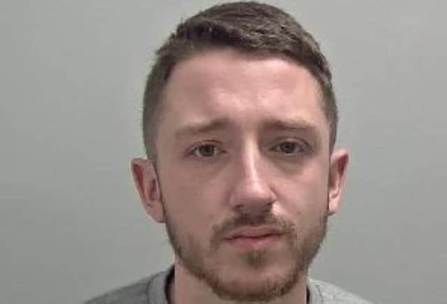 Police are appealing for help to located wanted Rugby man Jordan Hope.