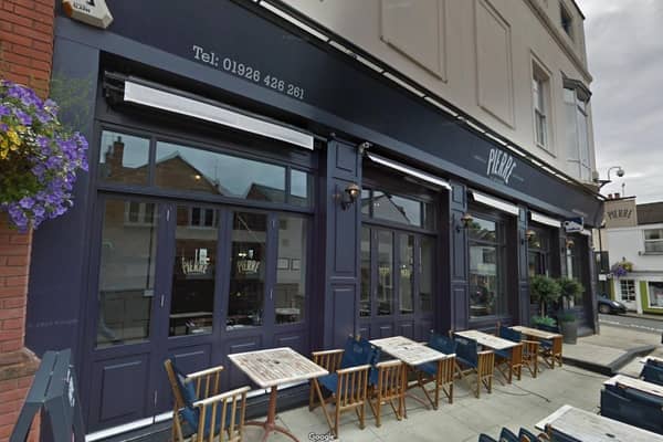 The Leamington branch of Bistro Pierre has closed. Credit: Google Maps.