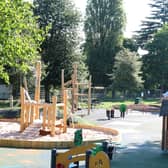 The new play area in Victoria Park. Picture courtesy of Warwick District Council.