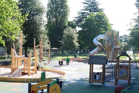 The new play area in Victoria Park. Picture courtesy of Warwick District Council.