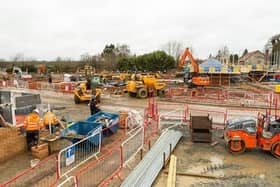 Construction site. Stock image.